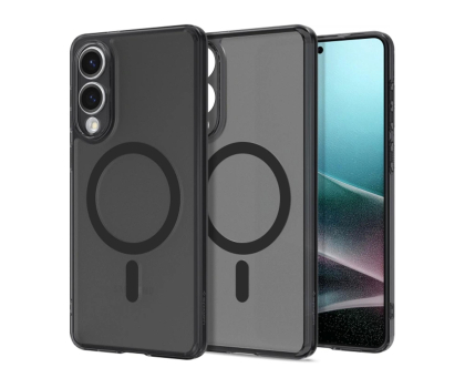 Etui do telefonów SPIGEN Ultra Hybrid Mag Magsafe do Galaxy S25 Edge Frost Black ACS09419